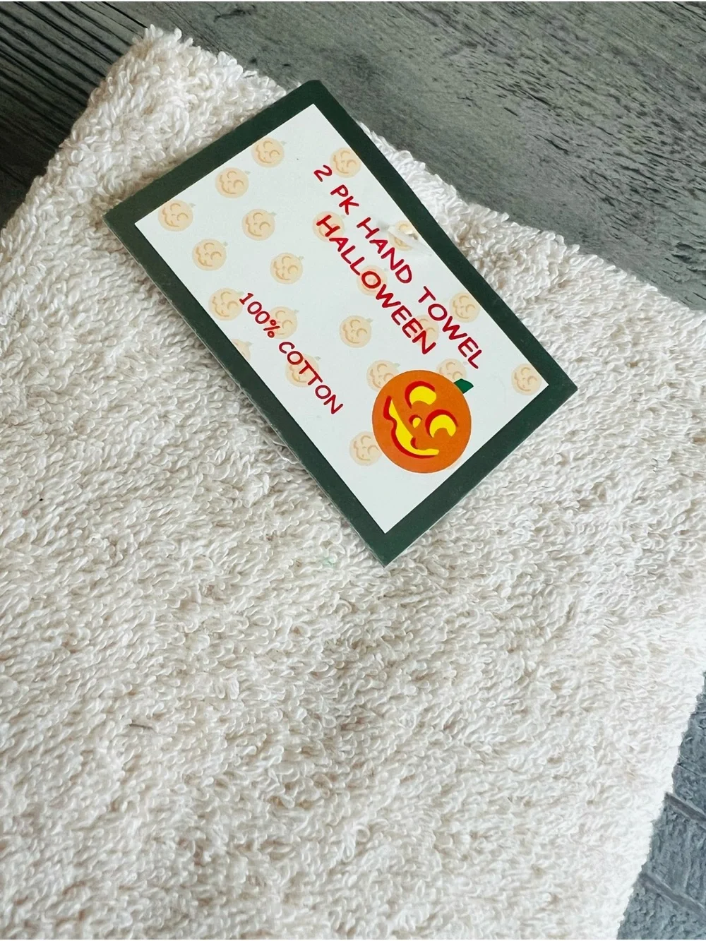 Spooky Chic Cotton Craft Luxury Hand Towels – Set of 2